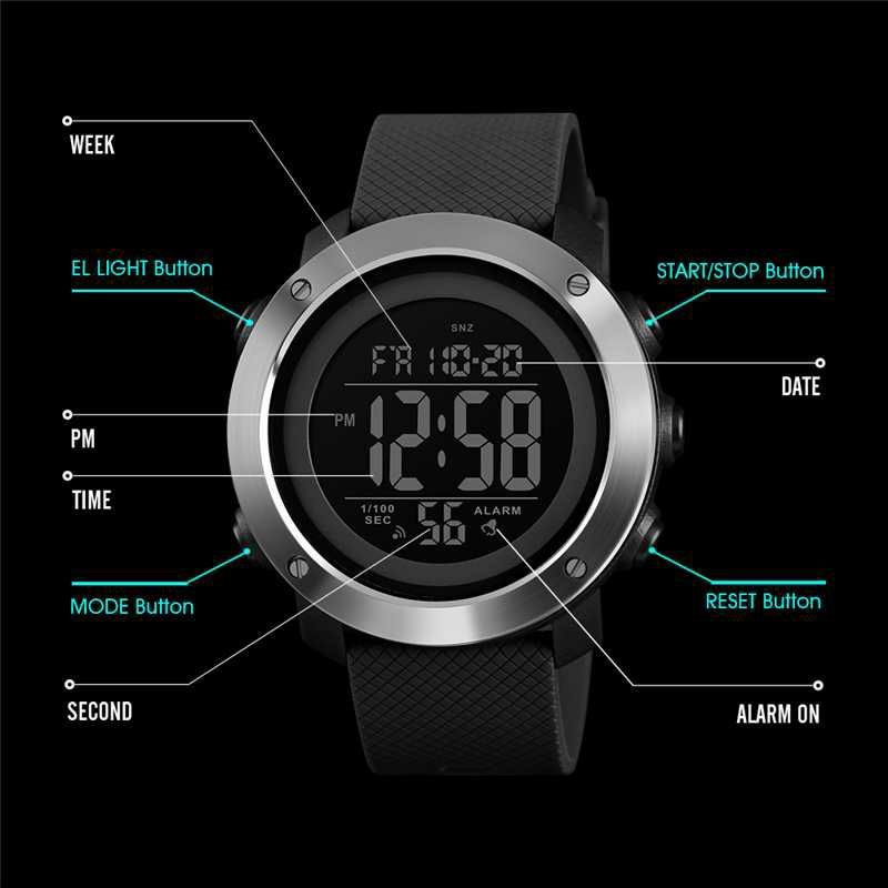 SKMEI Jam Tangan Digital Pria Anti Air - 1426