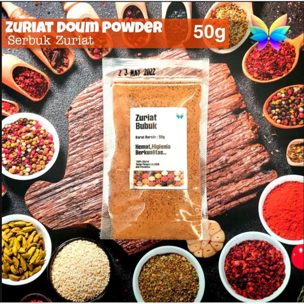 

Bumbu Rempah BUAH ZURIAT BUBUK / Zuriat Doum Powder 50g ✓PREMIUM #WarnaWarniRempah