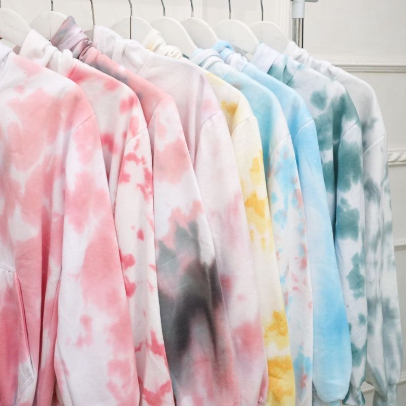 HOODIE JUMPER TIE DYE || SWEATER TIE DYE (OVERSIZED)