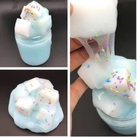 Jelly Cube Kotak Ukuran 10x16x2 cm Utuh Belum Dipotong Jelli Hiasan Slime Nata De Coco Lembut Crystal Mud Clay Slime Putty Plasticine Putih Seputih Salju Lentur Lembut Empuk Snowhite Kesenian Kerajinan Tangan DIY  Murah Termurah Grosir Prakarya Malang