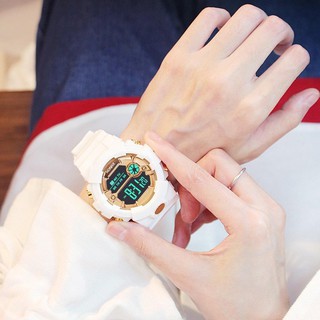 ✅ COD [BBS] Jam Tangan Pria Wanita Digital Rubber Sport Bulat LED Grosir Murah Couple Remaja Korea