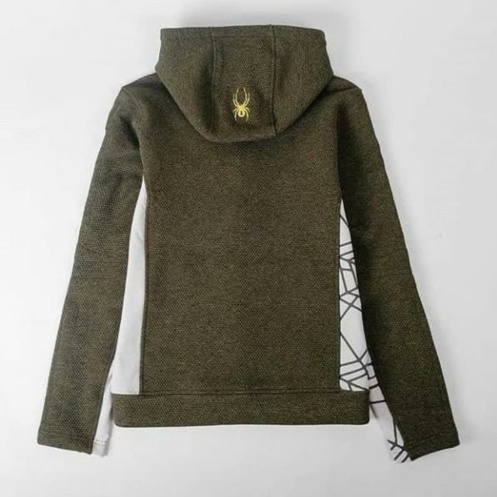 Outerwear Pria Spyder U.S Ski Team Slalom Hoodie Olive