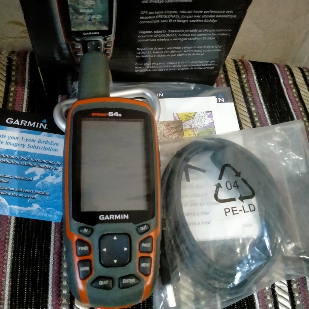 GPS Garmin 64s / Garmin GPSMAP 64s Bekas Lengkap