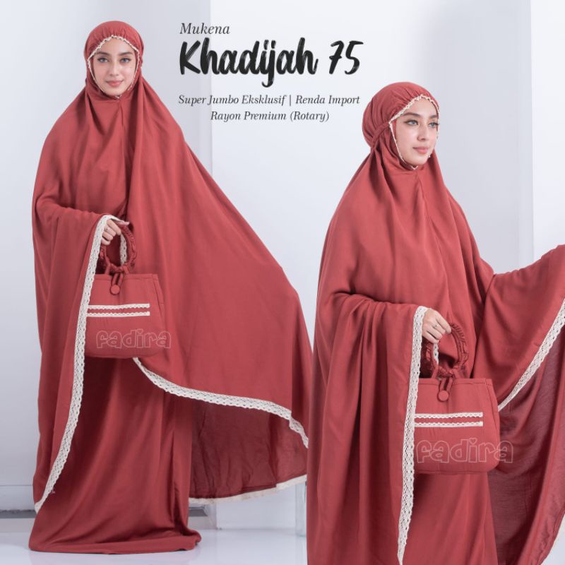 Mukena Khadijah Super Jumbo Rayon Rotary