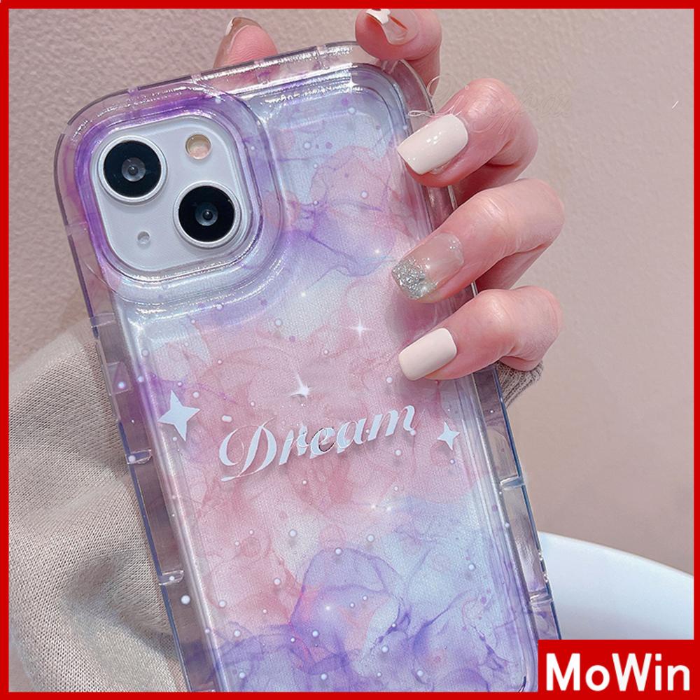 For iPhone 14 Pro Max iPhone Case TPU Clear Case Soft Case Airbag Shockproof Gradient Purple Star Compatible For iPhone 13 Pro Max 12 Pro Max 11 Pro Max 7plus XR xs max 6sPlus