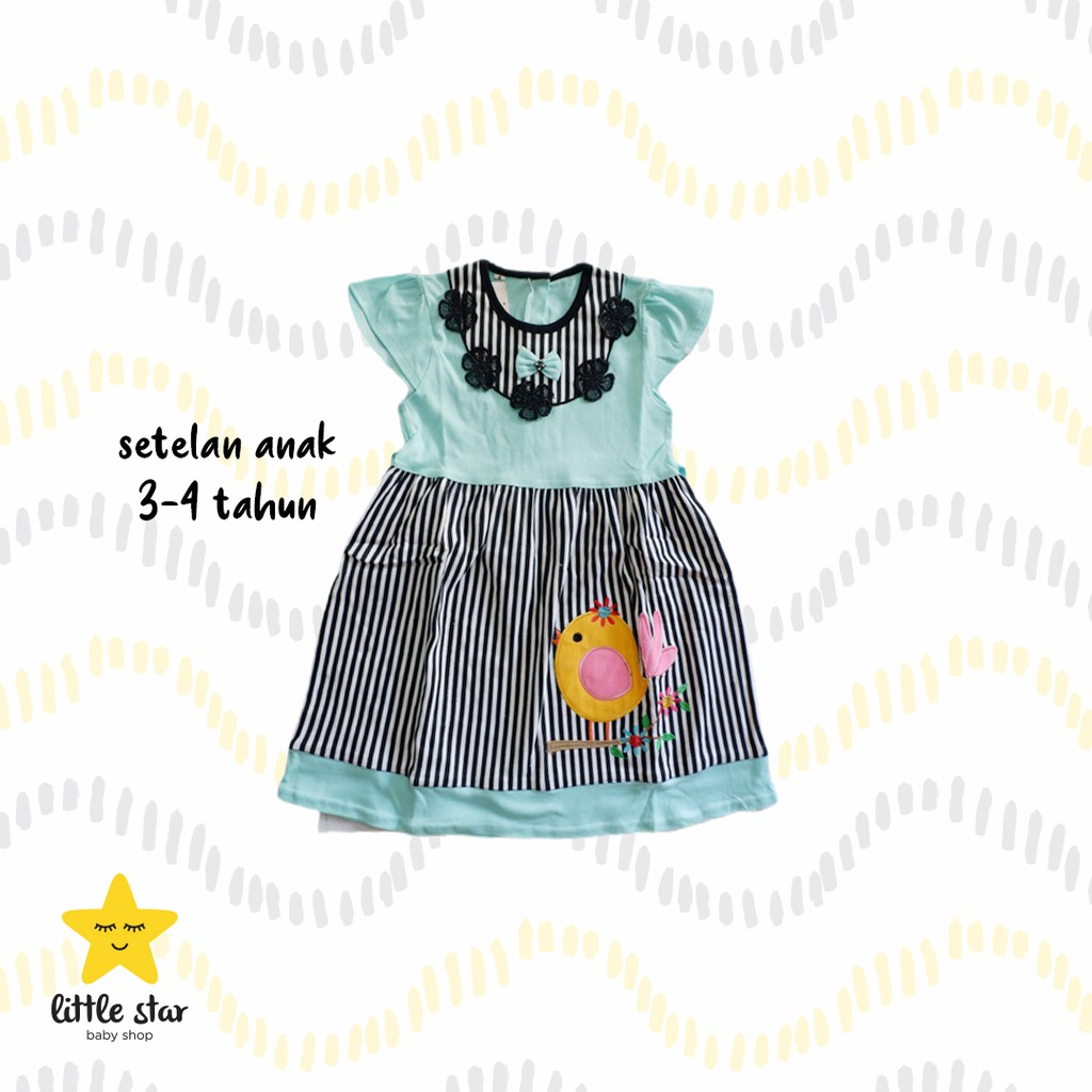 Nami Kids Dress Anak Perempuan | Set Baju Pakaian Setelan Bayi Cewek Girl