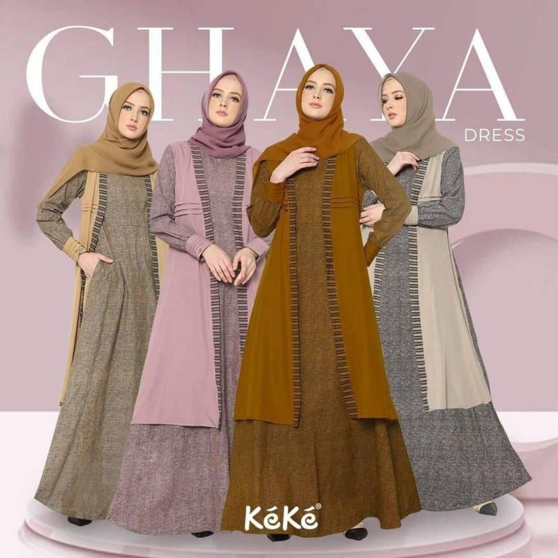 Gamis Keke Terbaru 2022 Ghaya Dress Series