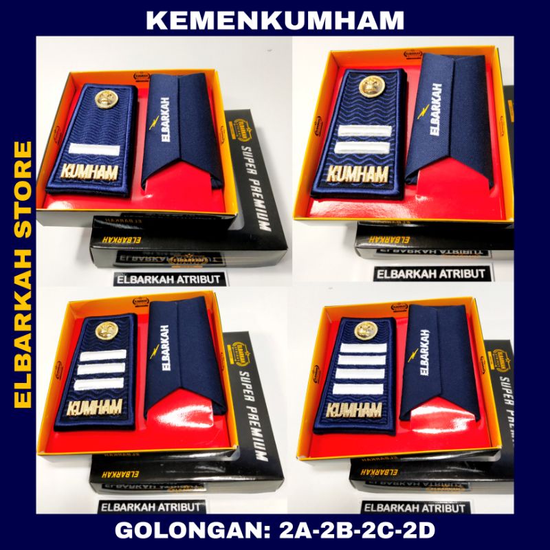 PANGKAT PDH KUMHAM GOL 2a,2b,2c,2d TERBARU WARNA ABU SUPER PREMIUM PDH BORDIR MOTIF TIMBUL| PANGKAT KEMENKUMHAM pangkat kumham terbaru warna abu