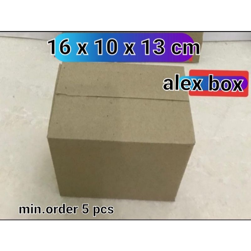 

Kardus / box / 16x10x13 cm / karton packing polos baru ST