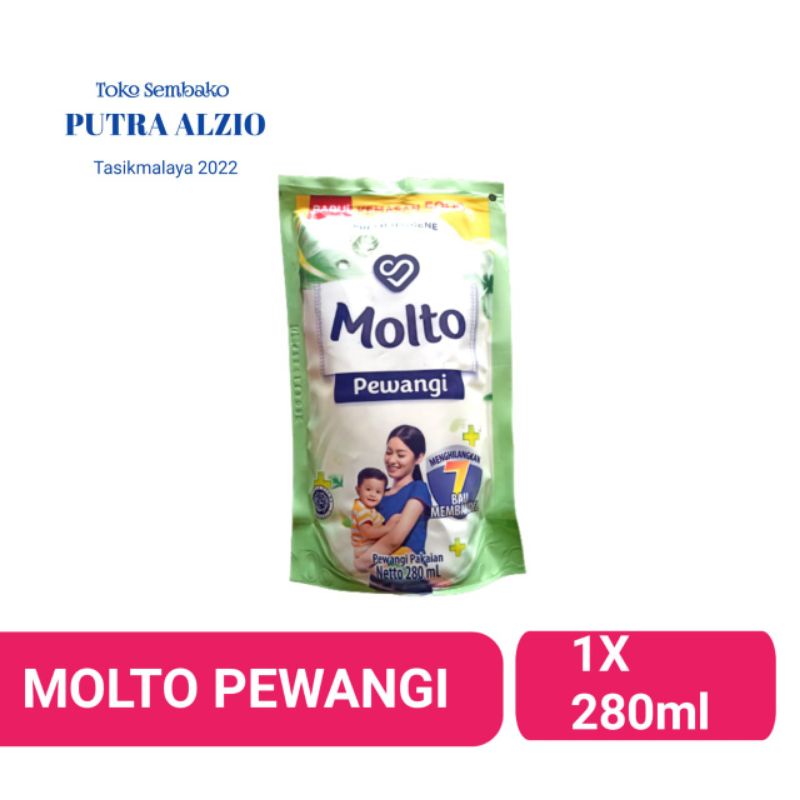 MOLTO PEWANGI PAKAIAN/MOLTO PELEMBUT PAKAIAN 280ml