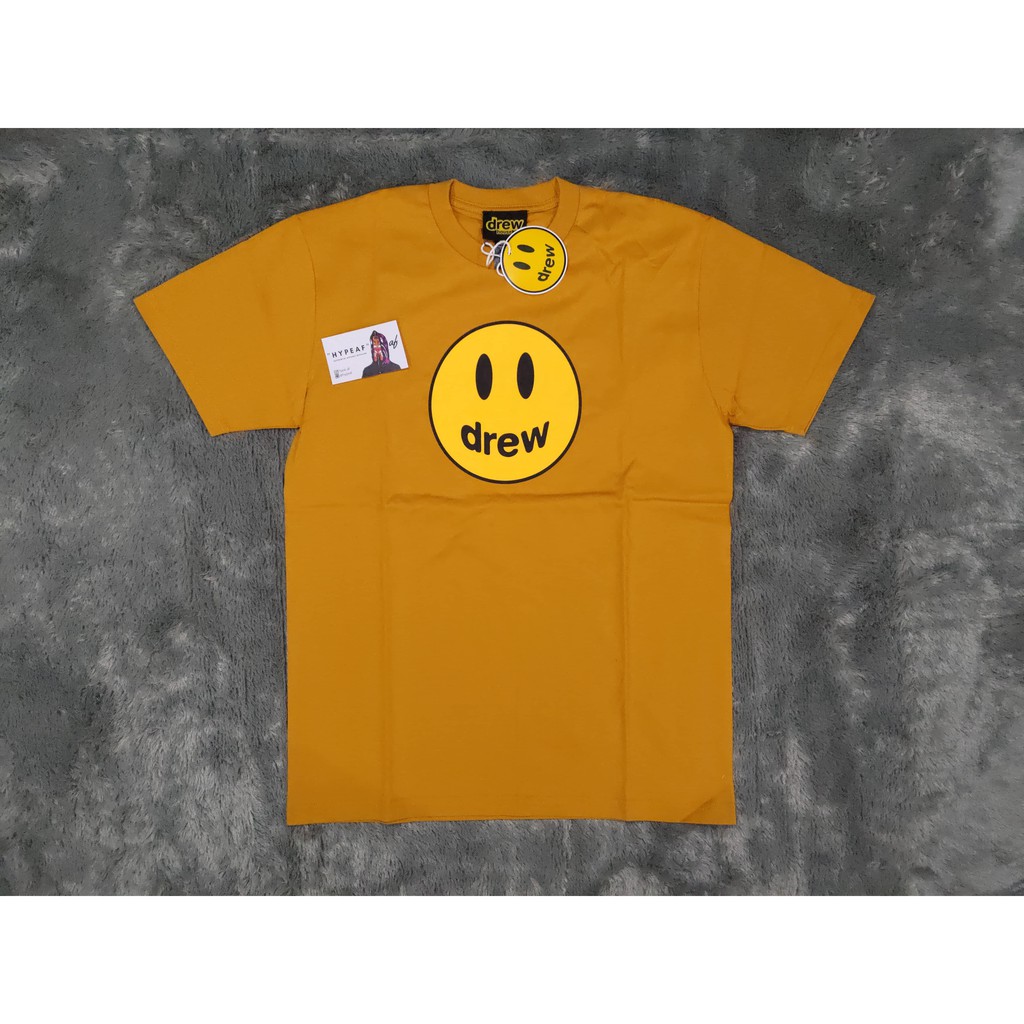 DREW HOUSE Justin Bieber Mascot SS Smile Tee ORIGINAL - Light Brown