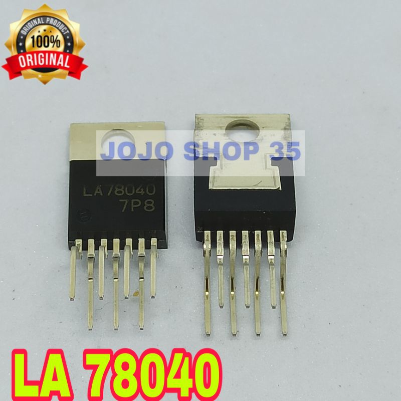 1pc IC VERTIKAL LA 78040 LA78040 LA-78040 POLOS ORIGINAL ASLI La78040 la78040 78040 asli