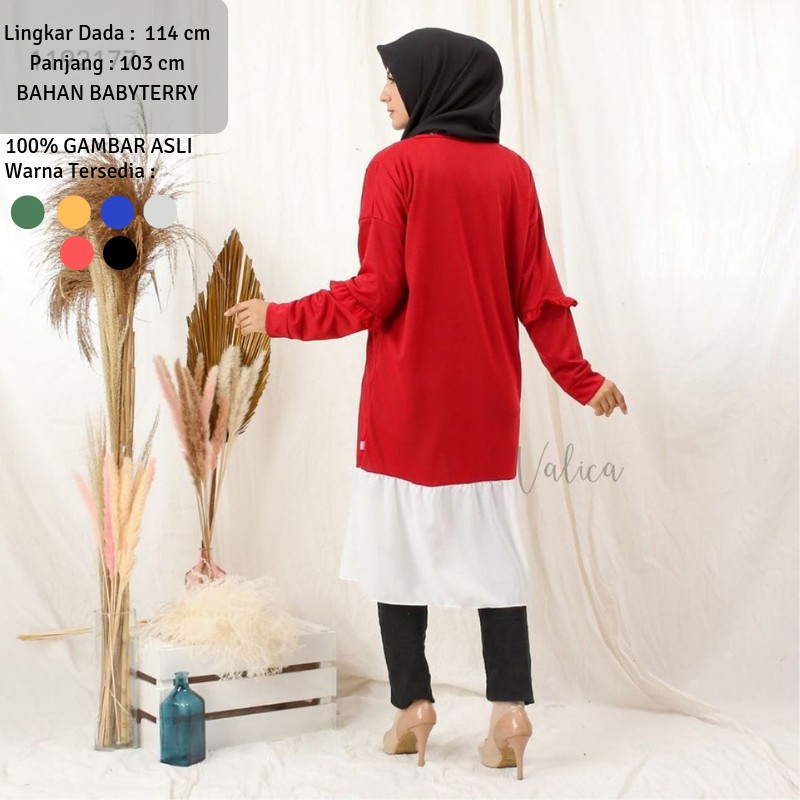 (COD) Daily Things Tunik BUSUI 6 Colors Zahrah Fit XXL LD 114cm