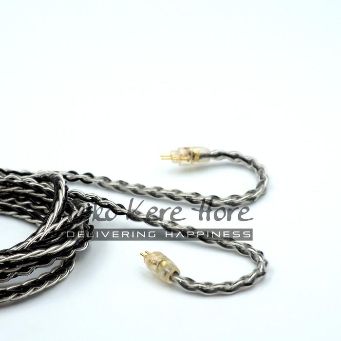 Jc Ally Jc08 Silver Black Cable Upgrade Non Mic L Connector