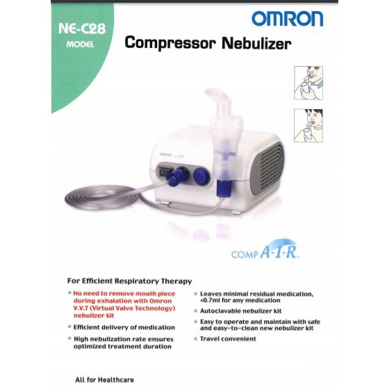 OMRON COMPRESSOR NEBULIZER NE-C28 NEBU OMRON GARANSI 2 TAHUN