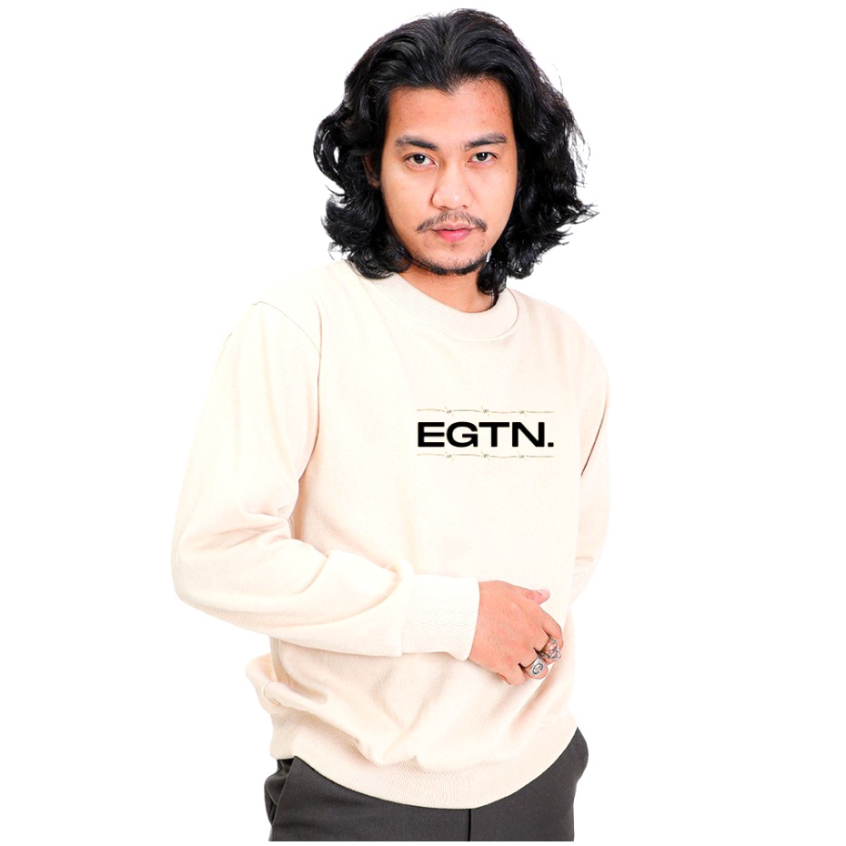 [COD] Eighty Nine Crewneck Black Motif Simpel Pria/Wanita Premium Quality / Sweatshirt Basic Polos