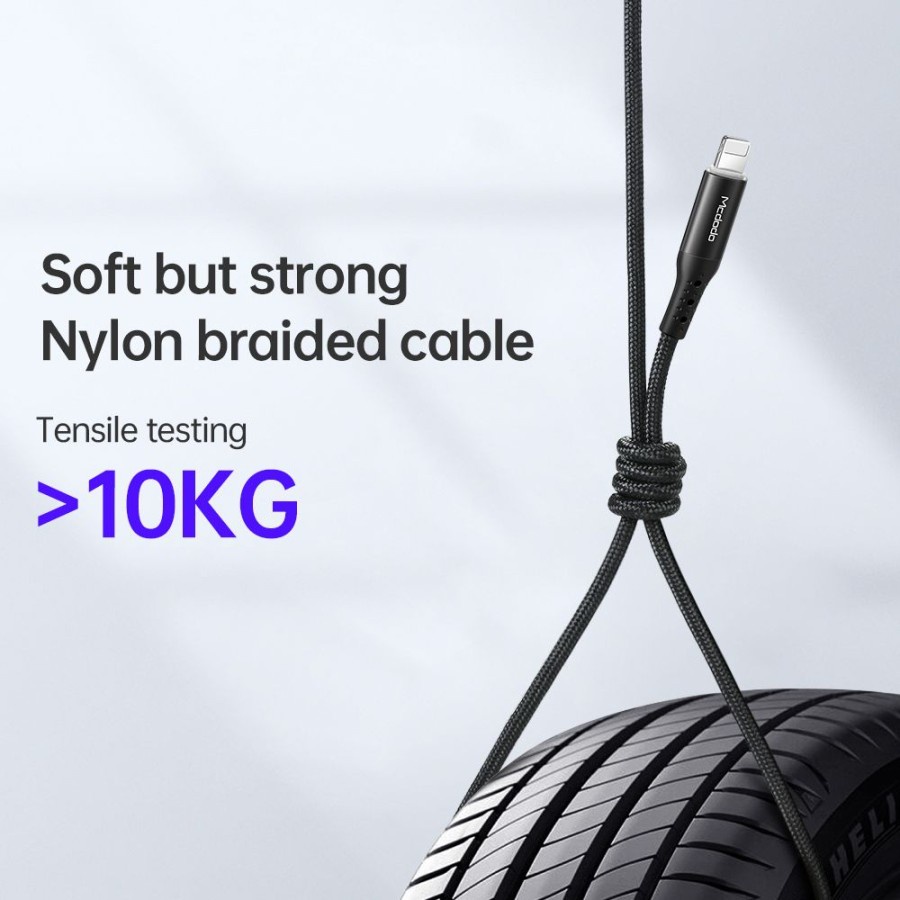 MCDODO CA-7361 Cable USB Type C To Lightning 1.8 Meter PD Fast Charge 36W Kabel Charger Type C to Lightning 1.8M