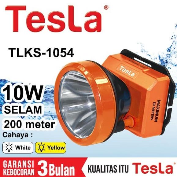 Senter Kepala Selam / waterproof TESLA 10W