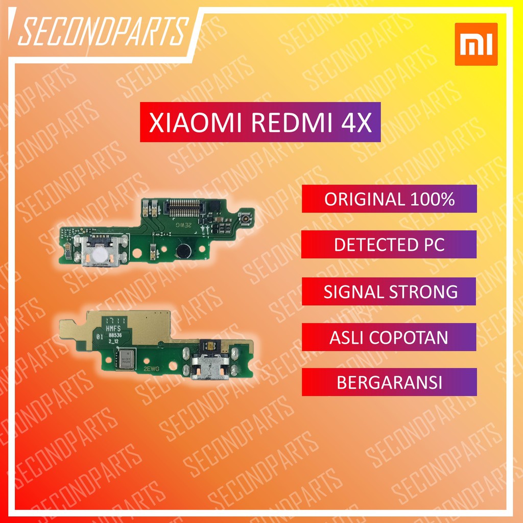 KONEKTOR CHARGER PAPAN MIC PLUG IN XIAOMI REDMI 4X / 4X PRIME ORIGINAL COPOTAN