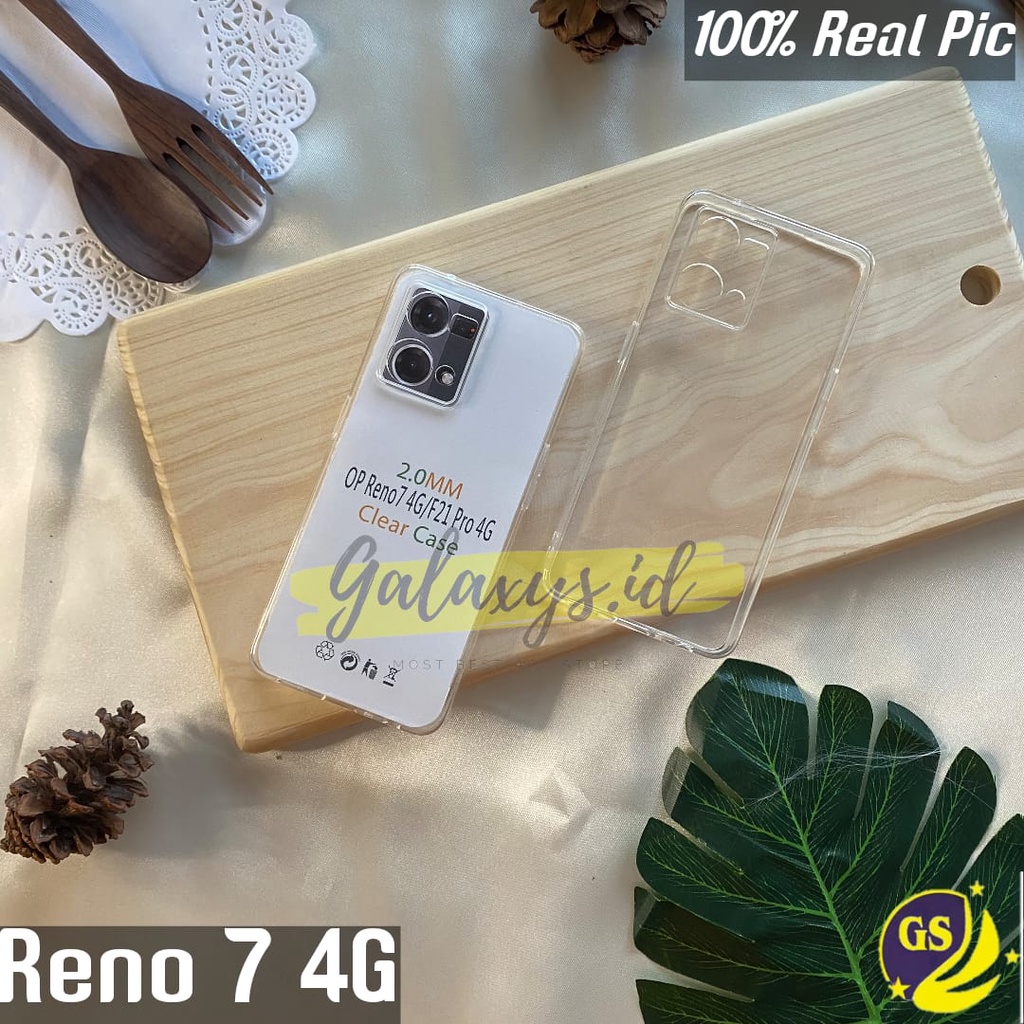 Oppo Reno 7 5G / Reno 7 4G / Reno 7Z 7 Z 5G / RENO 8 4G / RENO 8Z 5G RENO 8T Clear Case Premium 2.0mm TPU Transparan Casing Ultra Casing