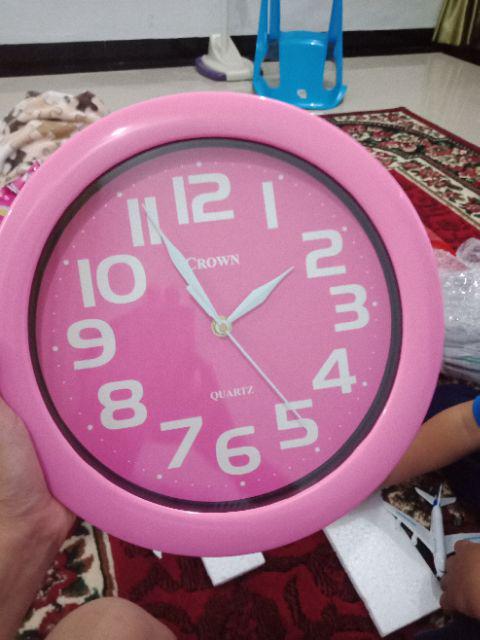 Jam Dinding Crown 3401 Color Diameter 30cm