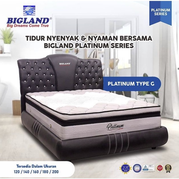 Jual GRIYA BED Spring Bed BIGLAND Platinum Tipe G Springbed Semarang