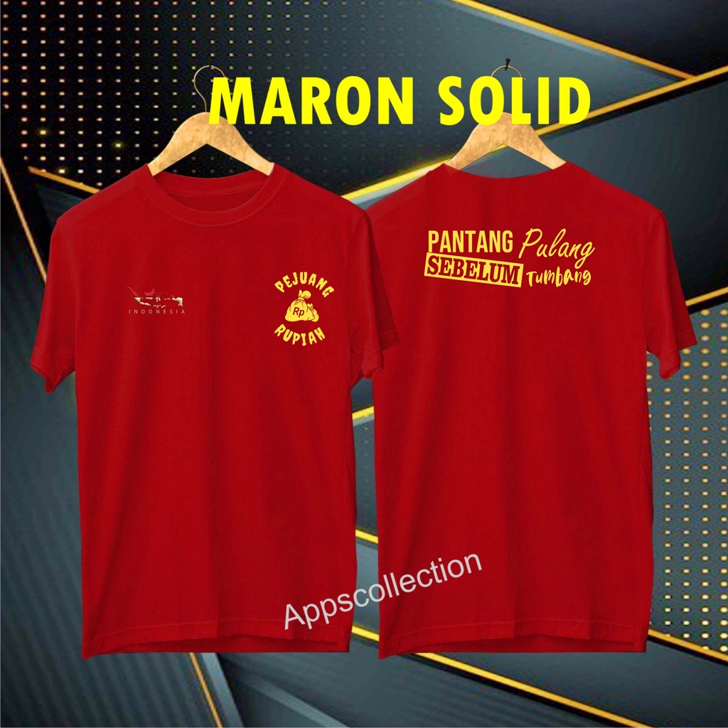 Cod Gratis Ongkir Kaos Pejuang Rupiah Tumbang Db gold /KAOS EKSPRESI distro KAOS BANDUNG MURAH KAOS DISTRO MURAH HIT MURAH NAMPOL GRATIS ONGKIR PROMO MURAH KAOS PAKAIAN PRIA TERLARIS/KAOS HITS/KAOS BANDUNG/KAOS MURAH/KAOS PAKAIAN PRIA PAKAIAN WANIT