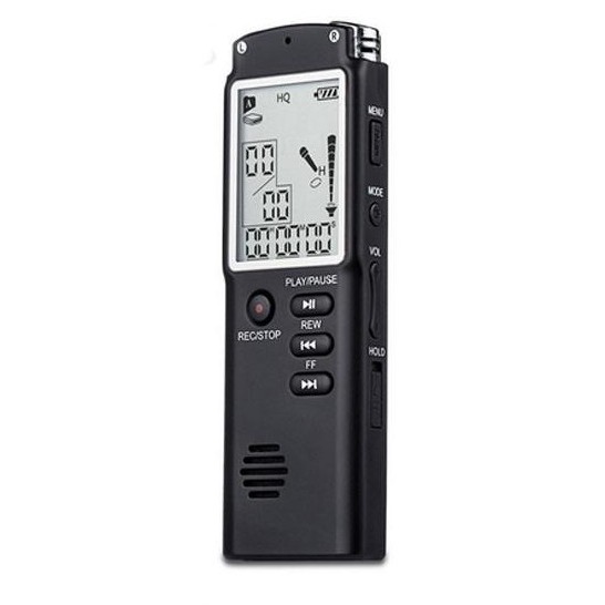 Perekam Suara Digital 16GB Support HQ with LCD Screen Voice Recorder Digital