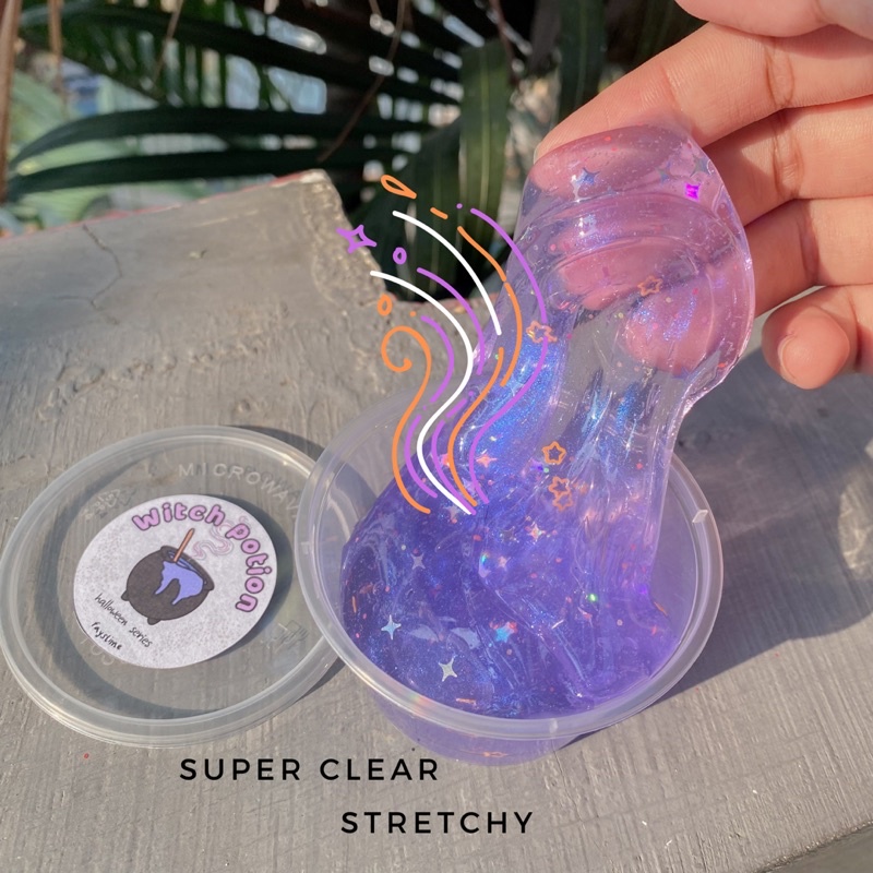 Witch potion slime | Slime halloween murah