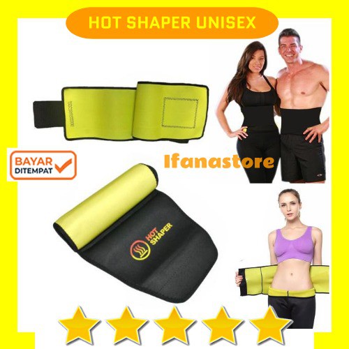 Sabuk Pembakar Lemak, Korset, Hot Shapers Belt Power ( sabuk pembakar lemak unisex )