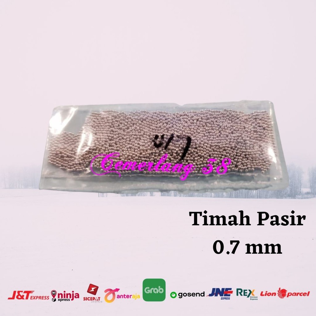 Timah Butir 0.7 mm / Timah Pasir 0,7 mm