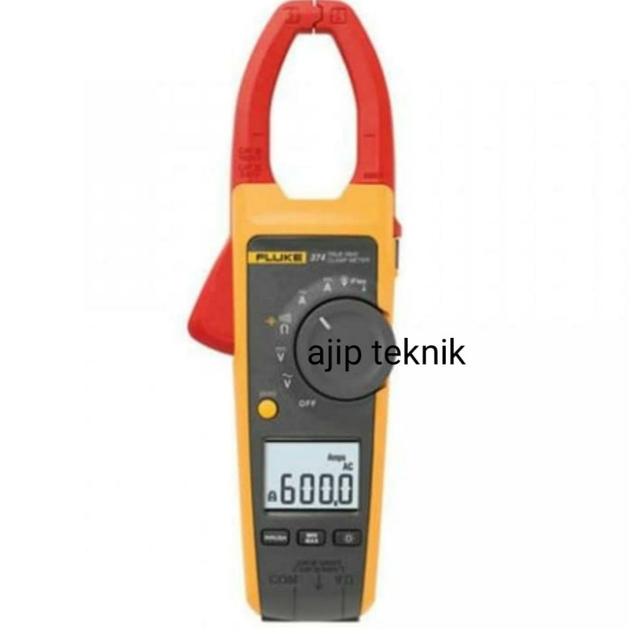 FLUKE 374 DIGITAL CLAMP METER AC/DC TRUE RMS ORIGINAL 100%