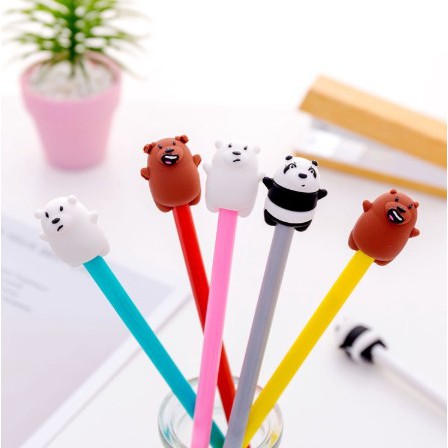 

Pulpen Gel Korea Lucu Bentuk Panda Bare Bears