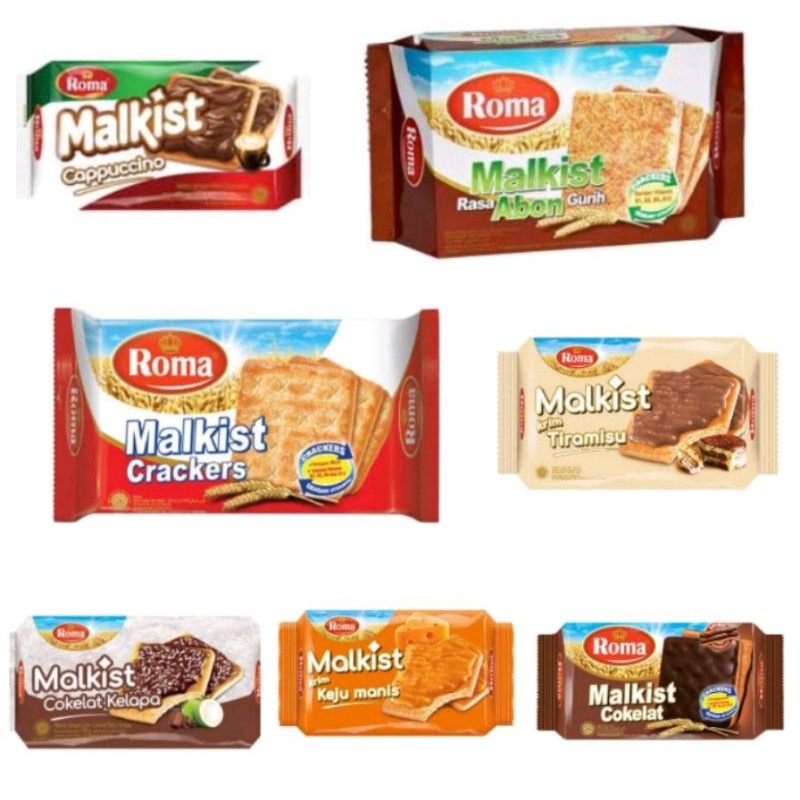 BISKUIT ROMA MALKIST CRACKERS ALL VARIANT