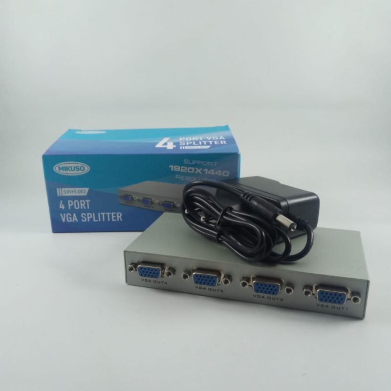 VGA SPLITTER MIKUSO 4 PORT SWH-002