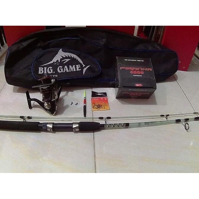 Set Lengkap Alat Pancing Laut Kuat 12kg (1 joran + 1 reel+ aksesoris) "HARGA PROMO"