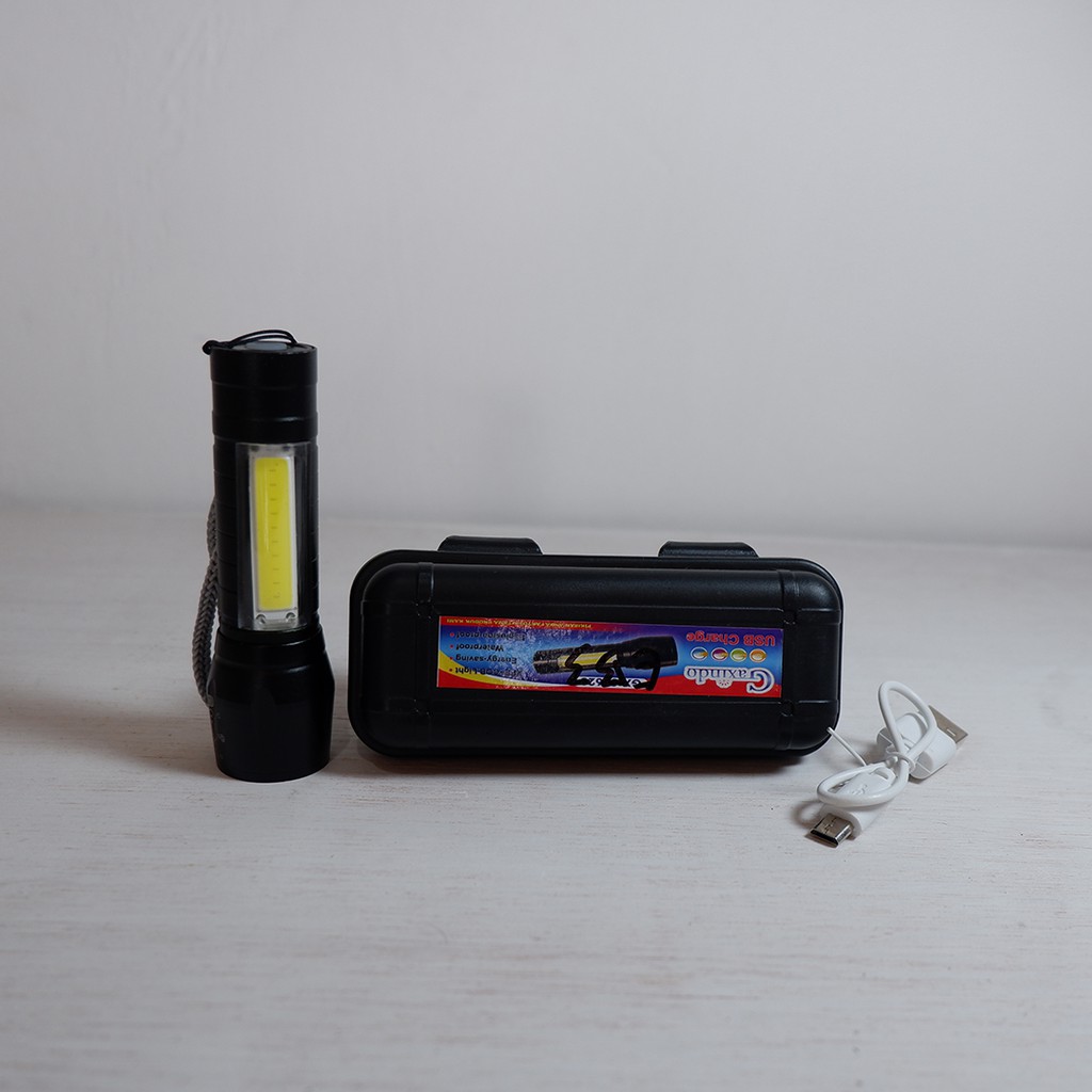 Senter Kepala Cas SWAT Kecil Murah Gaxindo GX-S8623