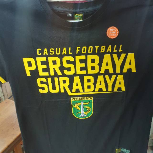 KAOS TSHIRT CASUAL FOTBALL PERSEBAYA