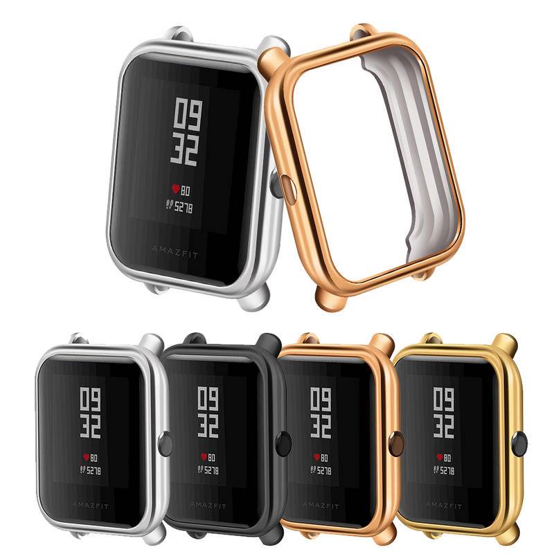 Smart Watch Screen Cover Case Pelindung Untuk Huami Amazfit Bip U S 1S pro Lite Plating Case Untuk Xiaomi Amazfit Bip Lite 1S U pro TPU Smart Watch Aksesoris