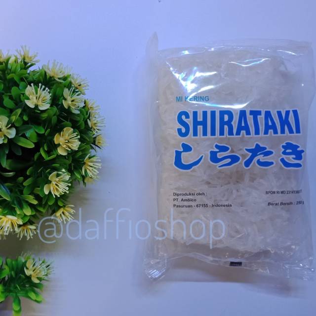 

Dry Shirataki / Mie Shirataki Kering