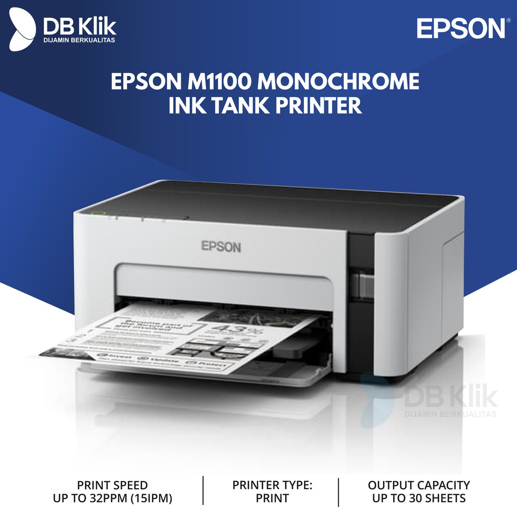 Printer EPSON M1100 Monochrome - EPSON M1100 Ink Tank Printer