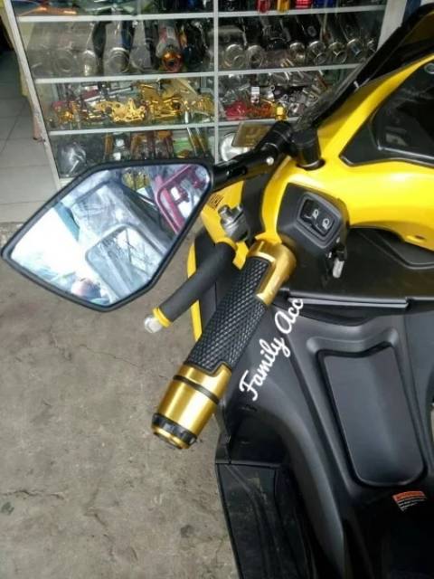 Handgrip Handfat Handle Grip Rizoma Sarung Gas Variasi Motor Aerox/ Nmax/ Pcx/ Ninja 250fi Universal