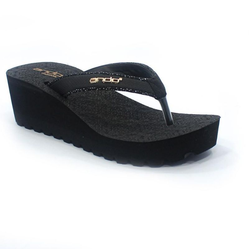TERMURAH!!! Sandal Ando Jepit Wedges - ANDO JOICE 02  - 100% Original-5