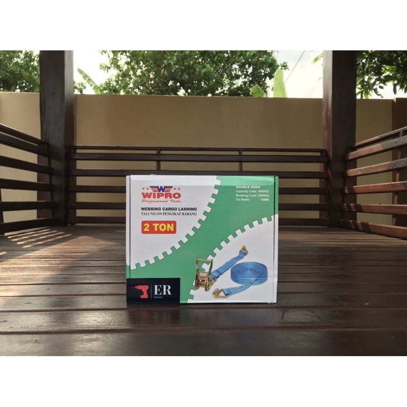 Tali WIPRO 2 Ton 6m 10m 12m Webbing Cargo / Tali Pengikat / Tali Miniatur / Track Belt / Tali Krek