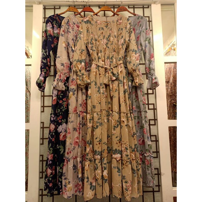 Maxi Yuna Gamis Flow Ceruty 1639