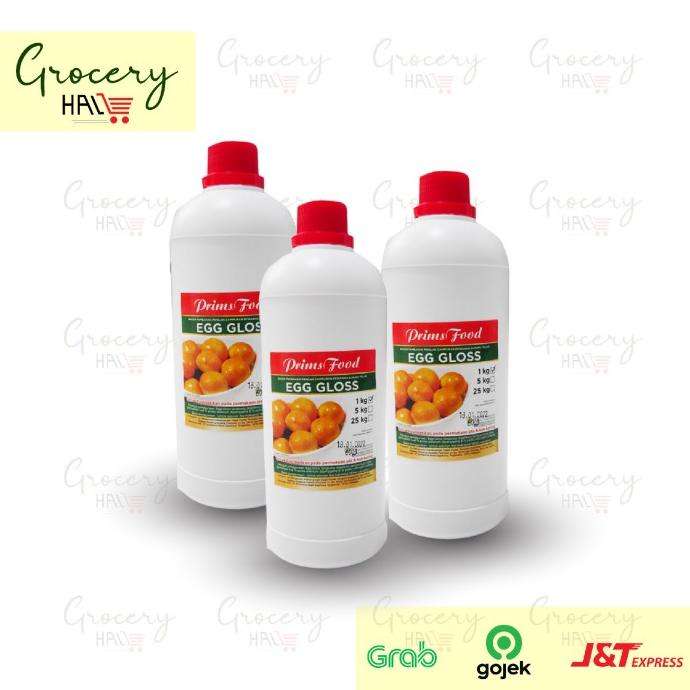 

PRIMSFOOD EGG GLOSS 1KG - KUNING TELUR SIAP PAKAI - PENGILAP KUE TERLARIS TERPERCAYA ORIGINAL