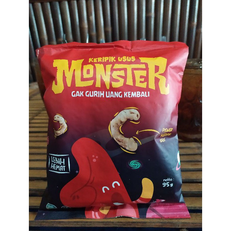 

Keripik Usus MONSTER - Gak Gurih Uang Kembali