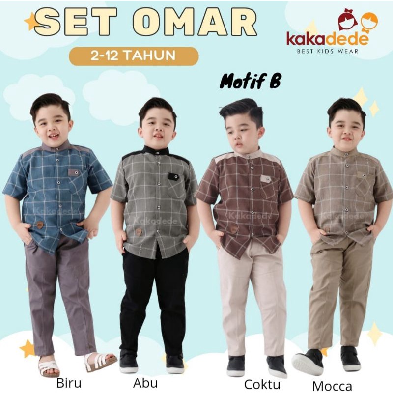 READY, ORIGINAL * SET KOKO OMAR SERIES * PRODUK BY KAKADEDE