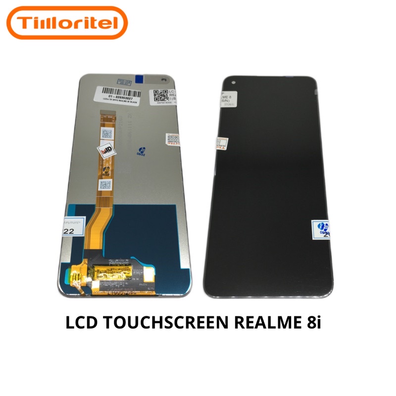 LCD TOUCHSCREEN REALME 8i BLACK