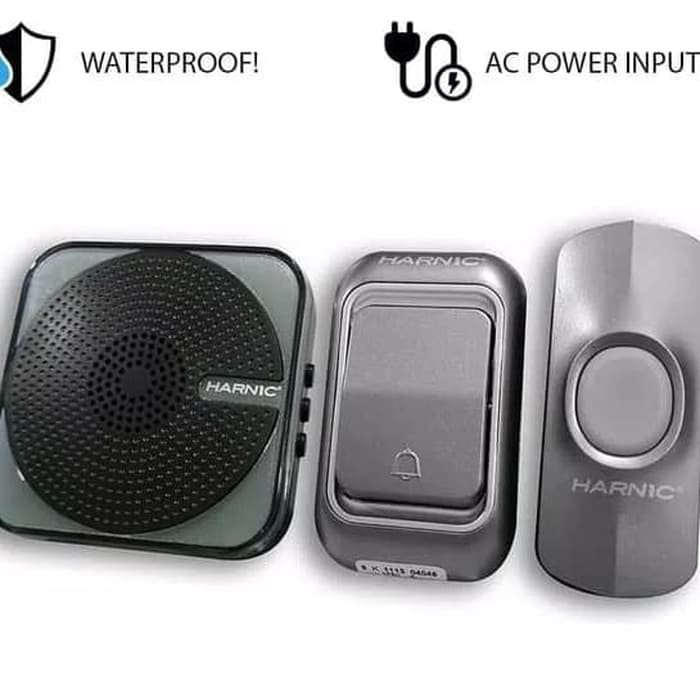 

HARNIC HELES D066 K2 DOOR BELL LISTRIK- Bel Pintu Wireless Dua Remote Terbaik